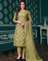 Green Modal Chanderi Chudidar Salwar Suit