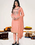 Pink Modal Chanderi Chudidar Salwar Suit