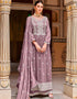 stylish mauve real premium silk traditional function wear heavy salwar suit collection with mauve real premium silk rt8784-184141 Front View