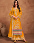 trendy mustard heavy chinon designer function wear heavy salwar suit collection with mustard heavy premium chinon rt8919-184834 Front View