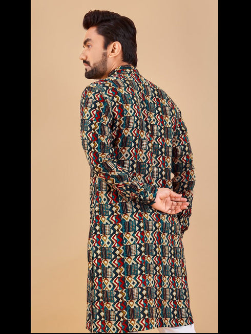 Multi Kurta Premium Soft Cotton Chudidaar Closure View
