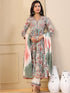 Multi Soft Muslin Anarkali Dress 192519