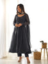 Black Heavy Pure Soft Georgette Anarkali Dress 192646