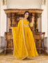 Yellow Fox Georgette Anarkali Dress 192762