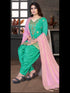 Mint Model Chanderi Patiyala Dress 193867 Closure View