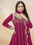 Rani Pink Heavy Art Silk Patiyala Dress 193968 Salwar Kameez