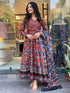 Multi Muslin Anarkali Suit 194907 Closure View