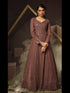 Mauve Heavy Georgette Anarkali Dress 195186
