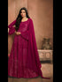 Rani Pink Heavy Georgette Anarkali Dress 195189