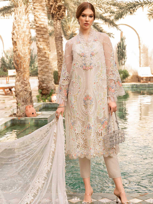 Off White Heavy Cotton Pant Suit 199577