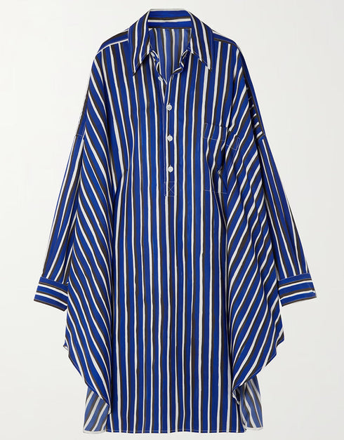 Blue Heavy Organza Silk Maxi Dress Closure View Salwar Kameez