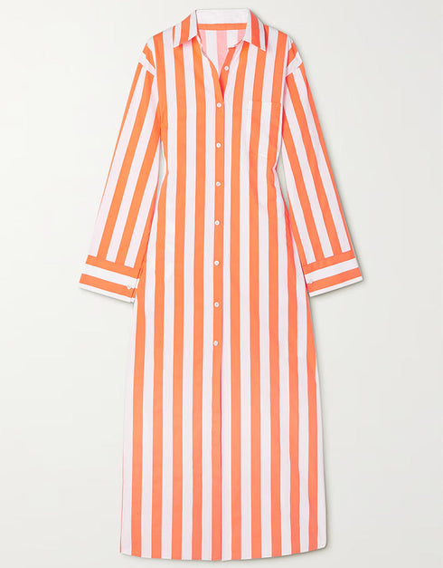 Designer Party Wear Maxi Dress Orange Rayon Blend Maxi Dress Back View