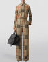 Designer Party Wear Readymade Co-Ords Set Light Brown Korean Bsy Pant Shirt Front View