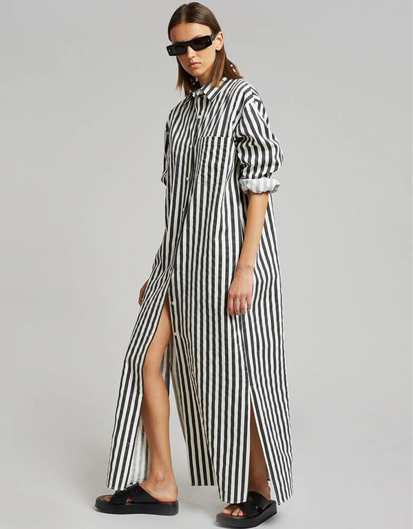 Designer Party Wear Maxi Dress Black Rayon Blend Maxi Dress Front View