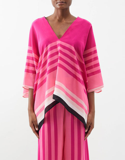 Designer Readymade Co-Ord Sets With Pockets Pink Lemonade Soft Silk Crepe Pant Suit Front View