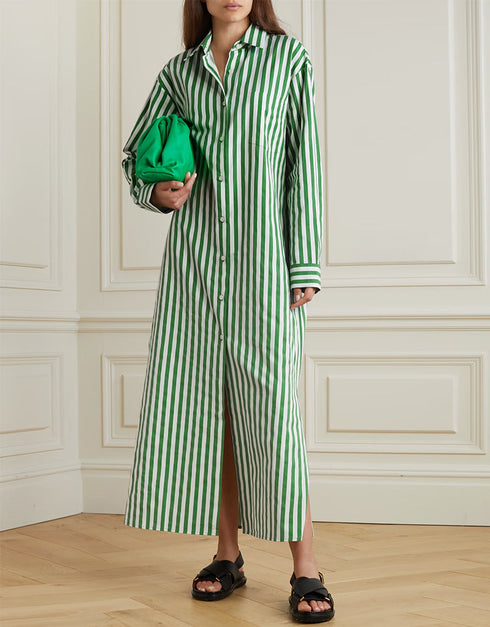 Designer Party Wear Maxi Dress Green Rayon Blend Maxi Dress Front View