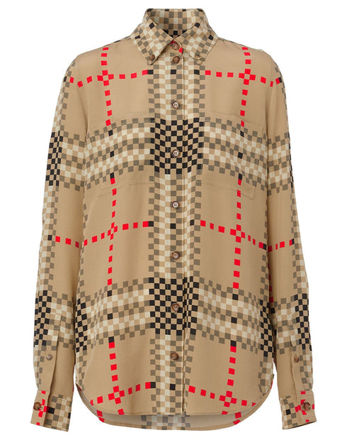 Designer Party Wear Readymade Co-Ords Set Light Brown Korean Bsy Pant Shirt Side View