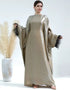 Enchanting Celebration: Feathered Abaya for Traditional Elegance