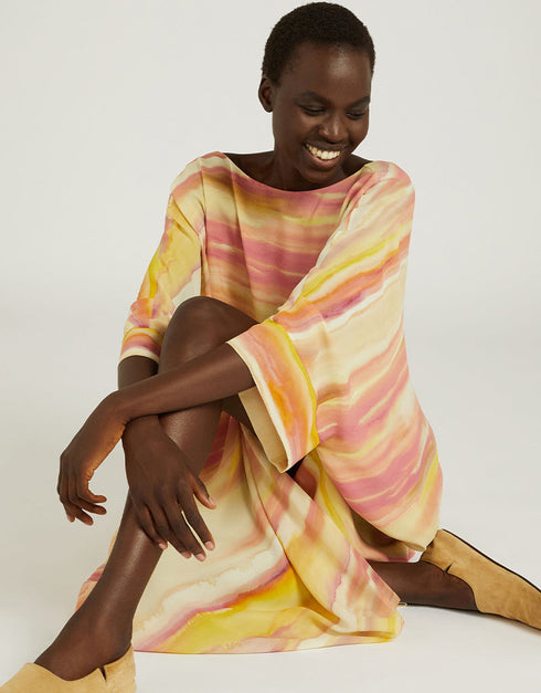 Cream Cotton Voil Maxi Dress