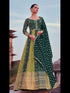 Green Georgette Anarkali Dress Acy1193