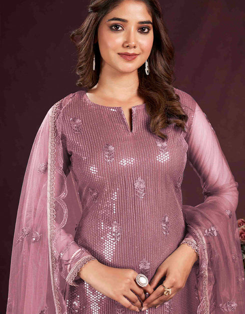 trendy onion butterfly net designer party wear salwar suit with onion american crepe 13632-acy3904 Close-up View