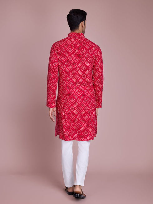 Rani Kurta Rayon Payjama Closure View