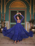 Blue Faux Georgette Anarkali Dress Acy9315 Salwar Kameez