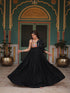 Black Rayon Anarkali Dress Acy9331 Salwar Kameez