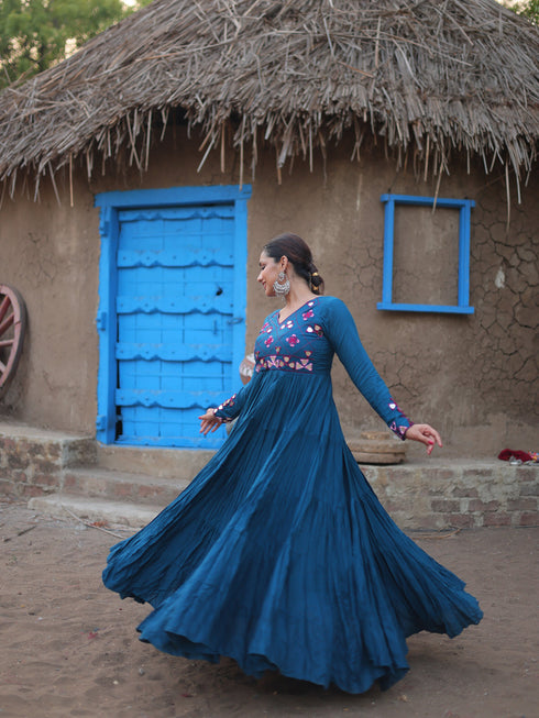 Rama Rayon Anarkali Dress Acy9360 Salwar Kameez