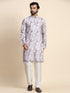 Grey Kurta Viscose Rayon Payjama