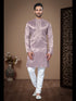 Purple Kurta Silk Payjama
