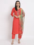 Red Magic Cotton Pant Suit Acz3108