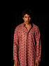 Pink Kurta Viscose Payjama Closure View