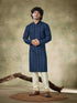 Teal Blue Kurta Viscose Payjama