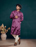 Purple Kurta Viscose Payjama