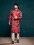 Maroon Kurta Viscose Payjama