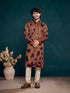 Wine Kurta Viscose Payjama