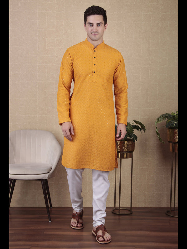 Yellow Kurta Cotton Payjama