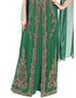 Modern Green Georgette Pearl Embroidery Kaftan