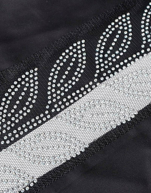 Diamond beaded designer Abaya with Back pattern