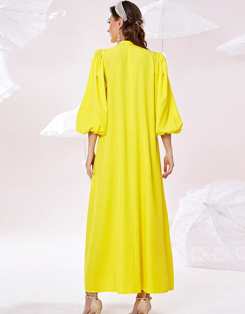 Dubai Muslim Long Kaftans Abayas Party Wear Evening Dresses For Arabic Women