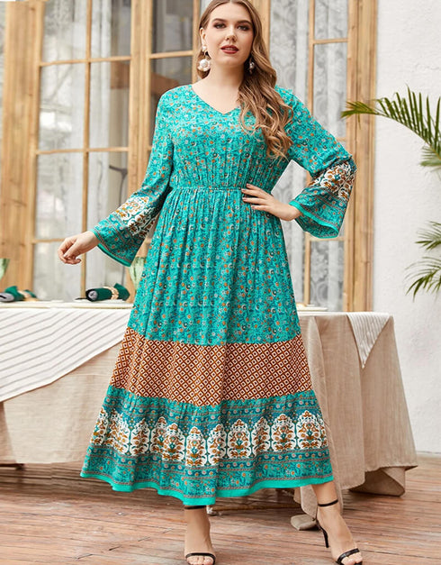 Dubai Style Kaftan Islam Arabic Abaya Long Dress For Muslim Women