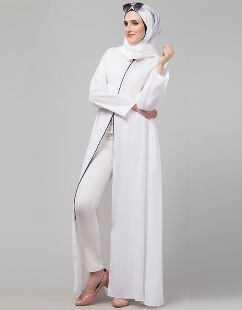 Chic Front open with Zip Daily wear Basic Side View