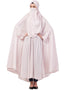 Modest Extra Nose Piece Head To Toe Free Size Jilbab Light Pink
