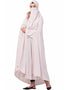 Modest Extra Nose Piece Head To Toe Free Size Jilbab Light Pink