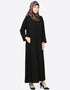 Arabic Basic plain casual Abaya Black