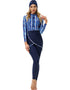 Muslim Sport Swimwear Women Modest Burkinis Wear Long Sleeves Swimsuit