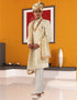 cream Kurta silk Jacket