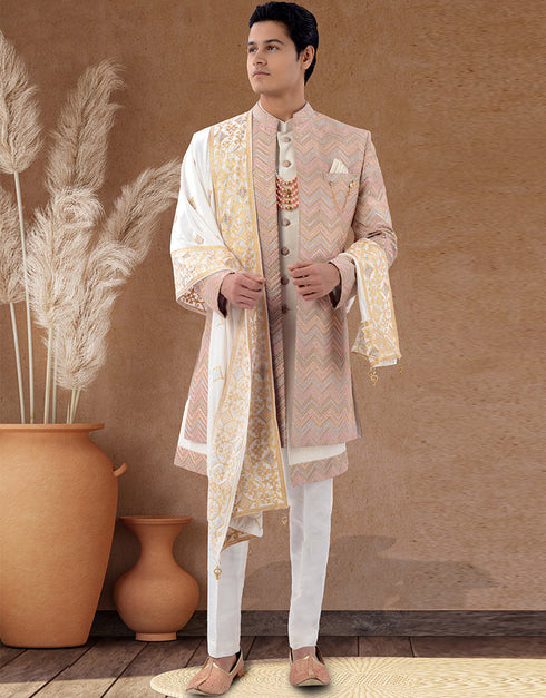 multi color Kurta silk Jacket