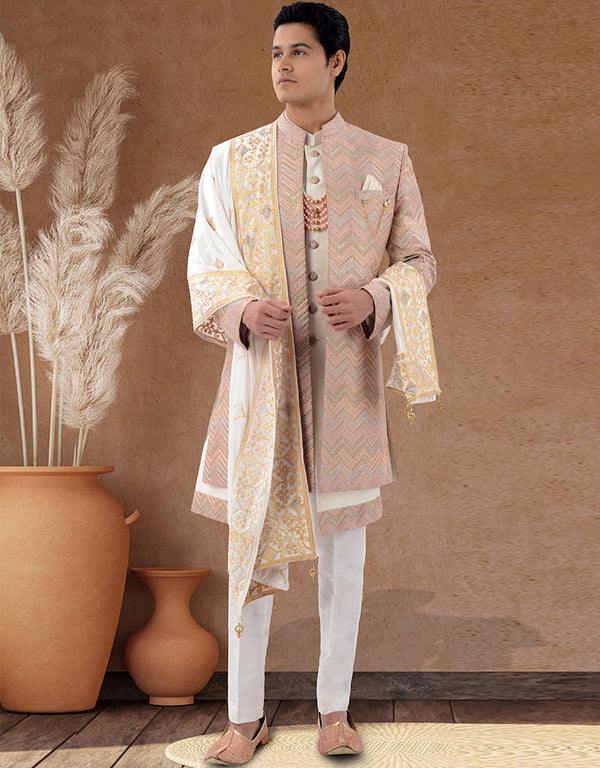 multi color Kurta silk Jacket